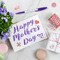 Mother's Day Stickers,1.5 inch 500 Pcs Happy Mother's Day Gift Labels Stickers,for Envelope Seal Cards Boxes Gift Wrap Mothers Day Party Favors Decorations
